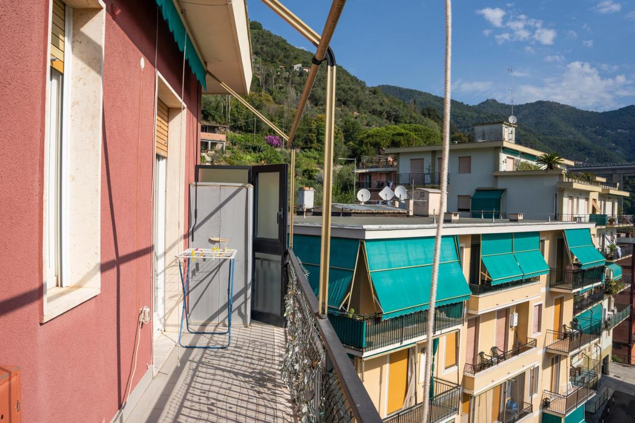 073 - Casa Rapallo Con Attico Privato, 10 Minuti Mare Spiaggie A Piedi Exterior foto